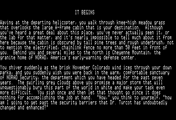 Germ Lab (Apple II) screenshot: Introduction
