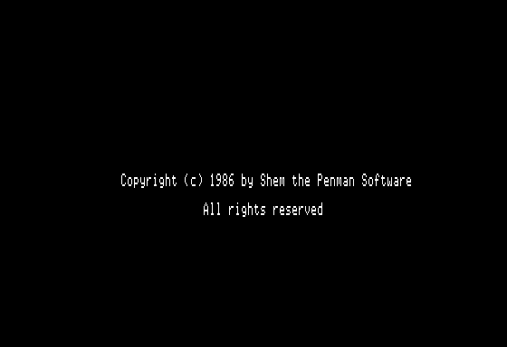 Germ Lab (Apple II) screenshot: Title Screen
