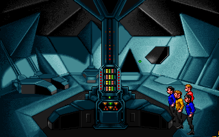Star Trek: 25th Anniversary (Amiga) screenshot: Sickbay on an alien ship.