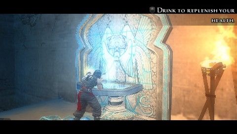 Screenshot of Prince of Persia: The Forgotten Sands (PSP, 2010) - MobyGames