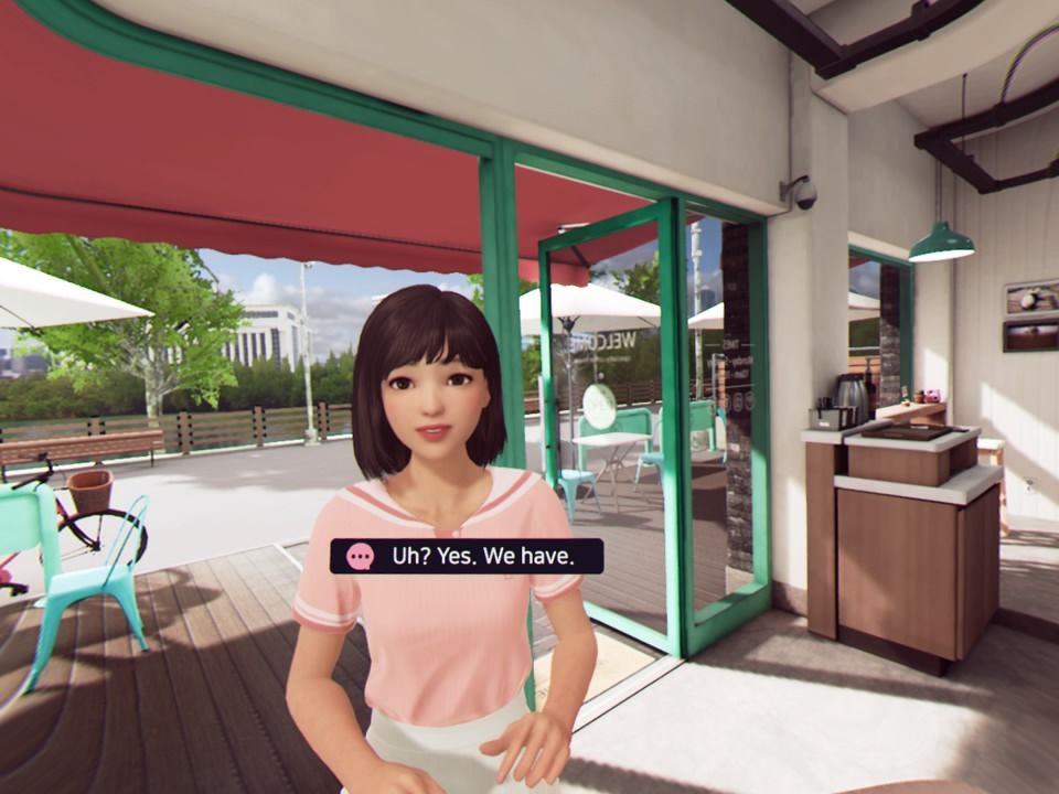 Focus on You (PlayStation 4) screenshot: Yua tracked me down