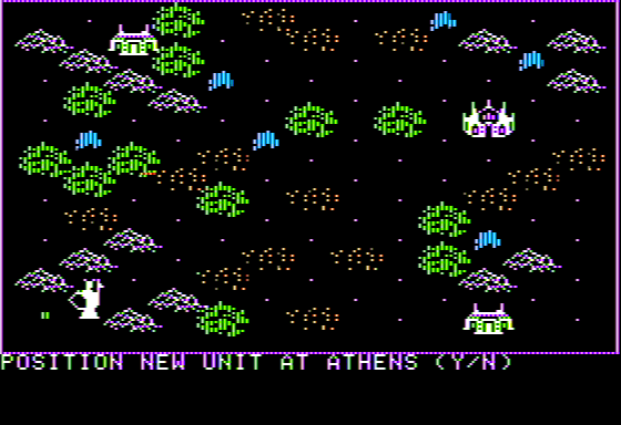 Parthian Kings (Apple II) screenshot: My Troops Take the Field