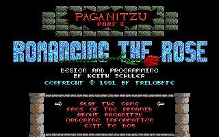 Paganitzu (DOS) screenshot: Title Screen