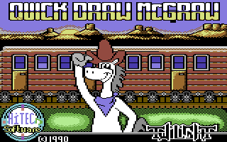 Quick Draw McGraw (Commodore 64) screenshot: Loading Screen