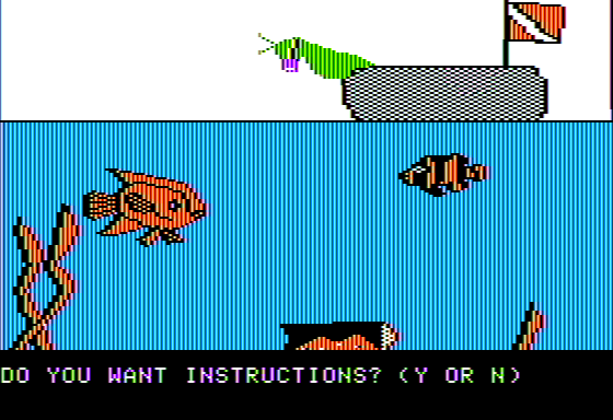 Bumble Plot (Apple II) screenshot: Hidden Treasure