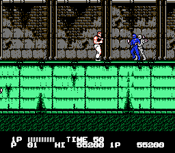 Bad Dudes (NES) screenshot: Stage 3