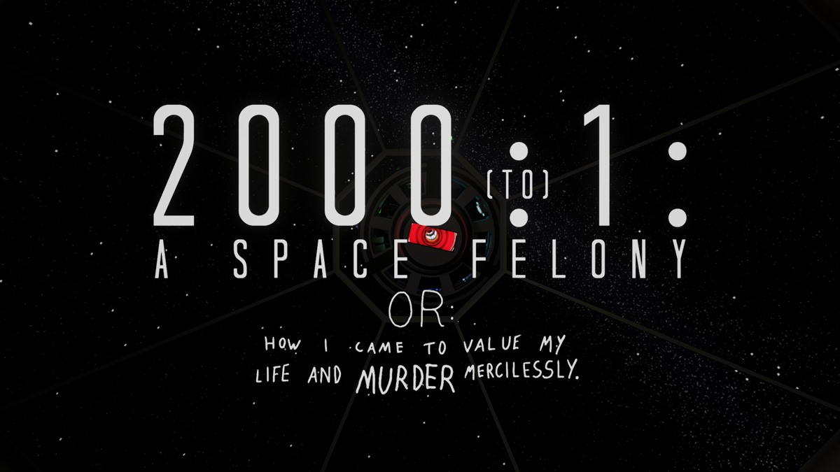 2000:1: A Space Felony (Windows) screenshot: Title screen