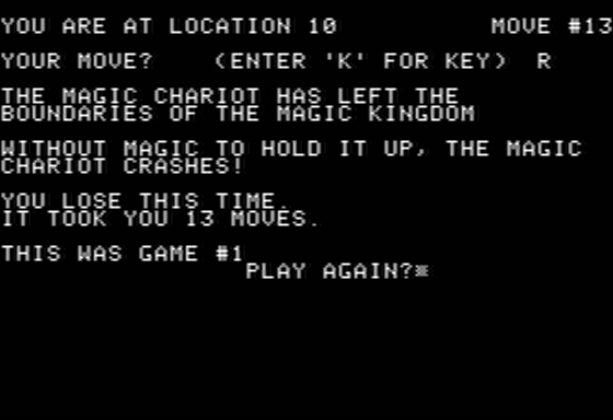 Screenshot of Golden Flutes and Great Escapes (Apple II, 1984) - MobyGames