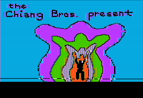 The Incredible Shrinking Man Adventure (Apple II) screenshot: Title Screen