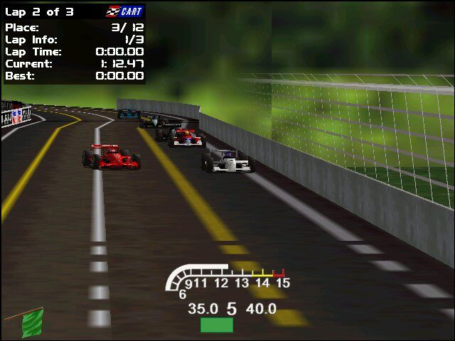 CART Precision Racing (Windows) screenshot: Portland