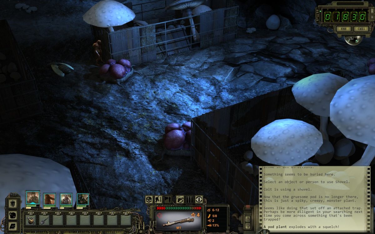 Wasteland 2 (Windows) screenshot: And even bigger mushrooms!