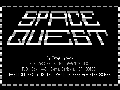 Space Quest (1983) - MobyGames