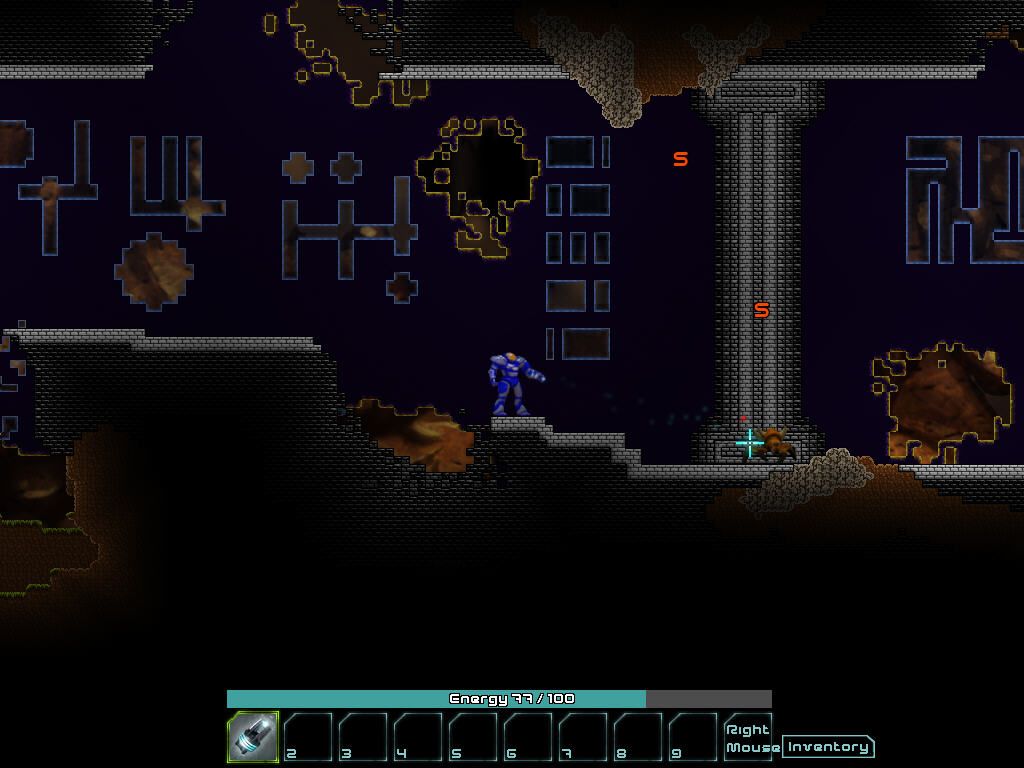 Asteria (Windows) screenshot: Kill this alien!
