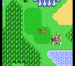 Chaos World (NES) screenshot: World map