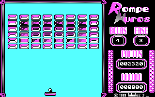 Rompe Muros (DOS) screenshot: Stage 3.