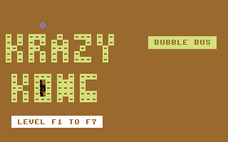 Krazy Kong (Commodore 64) screenshot: Title Screen