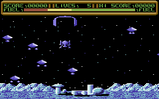 Commodore Format Power Pack 37 (Commodore 64) screenshot: Luna Landa: Land on the surface