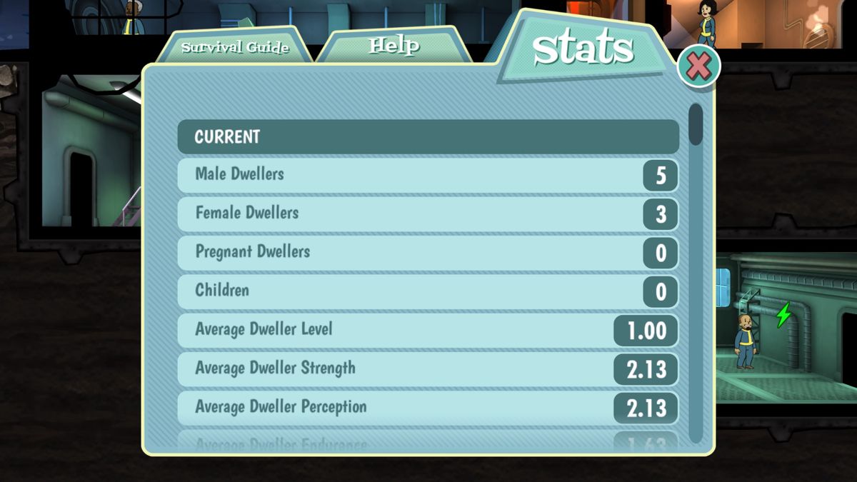 Screenshot of fallout shelter playstation 4 2015 mobygames