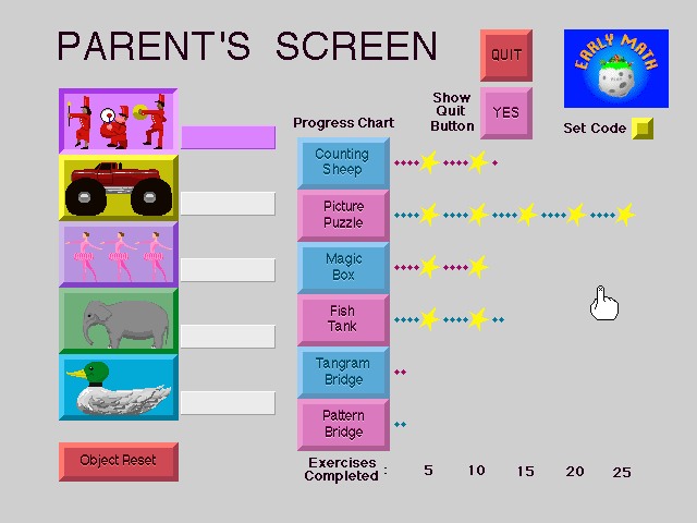 Screenshot of Early Math (Windows 3.x, 1993) - MobyGames