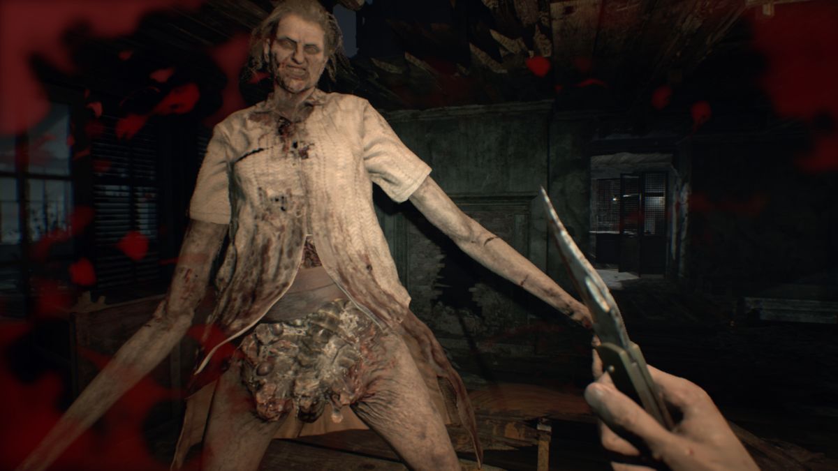 Resident Evil 7: Biohazard (Xbox One) screenshot: Marguerite Baker, such a fine lady.