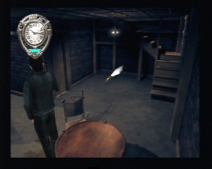 Glass Rose (PlayStation 2) screenshot: Checking out the wine cellar for some clues.