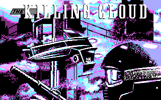 Killing Cloud (DOS) screenshot: Title Screen (CGA)