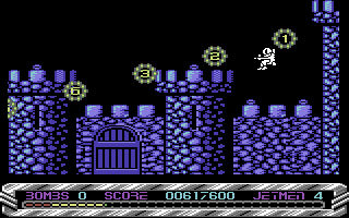Humm-Dinger (Commodore 64) screenshot: Bonus time