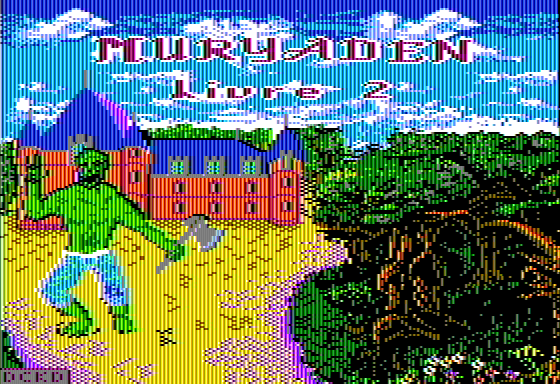 Muryaden II (Apple II) screenshot: Title Screen