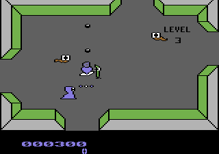 Commodore Format Power Pack 36 (Commodore 64) screenshot: Squibbly: Level 3