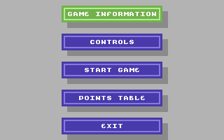 Autotest Simulator (Commodore 64) screenshot: Options
