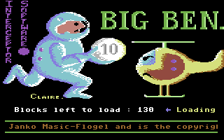 Big Ben (Commodore 64) screenshot: Loading Screen