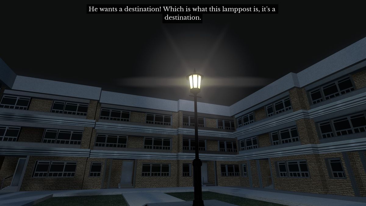The Beginner's Guide (Windows) screenshot: Lampposts feature prominently in this game.