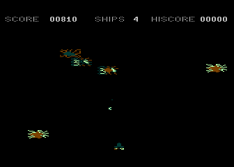 Fuzzy (Atari 8-bit) screenshot: Shoot enemies