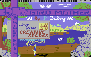 Bird Mother (Commodore 64) screenshot: Title Screen
