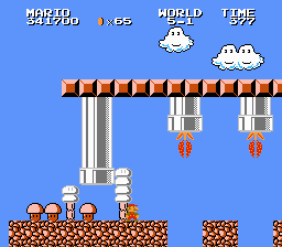 Super Mario Bros. 2 (NES) screenshot: Jump too high and you're history