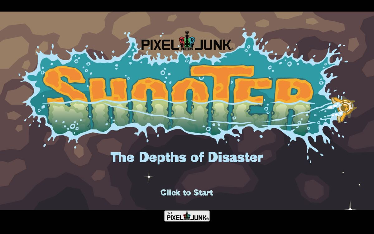 PixelJunk Shooter (Windows) screenshot: Title screen
