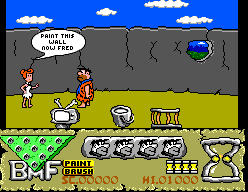 The Flintstones (SEGA Master System) screenshot: Wilma