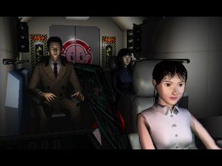 Jikū Tantei DD: Maboroshi no Lorelei (PlayStation) screenshot: Your partner seems to be a fine pilot.