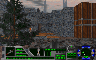 In Pursuit of Greed (DOS) screenshot: Game shot