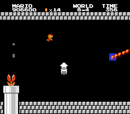 Super Mario Bros. 2 (NES) screenshot: Yeah, there's a huge aquarium in Bowser's castle. Deal with it.