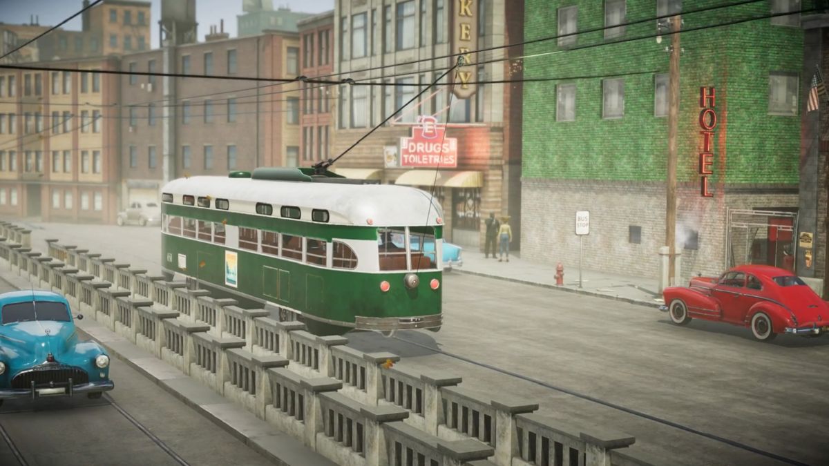 Blacksad: Under the Skin (PlayStation 4) screenshot: Streets of New York