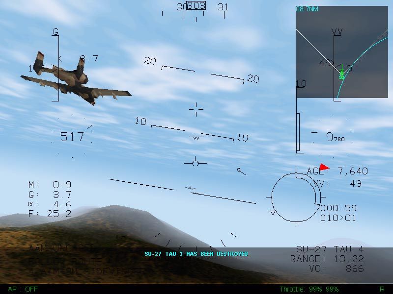 F-22 Lightning 3 (Windows) screenshot: