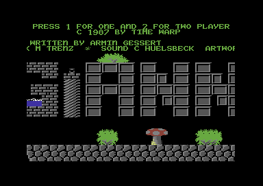 The Great Giana Sisters (Commodore 64) screenshot: Title screen