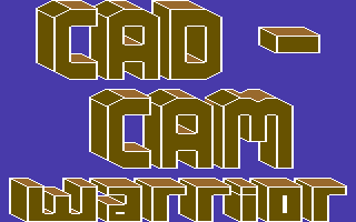 Cad Cam Warrior (Commodore 64) screenshot: Loading Screen