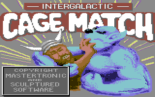 Cage Match (Commodore 64) screenshot: Loading Screen