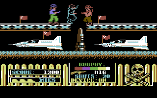 Call Me Psycho (Commodore 64) screenshot: Next mission