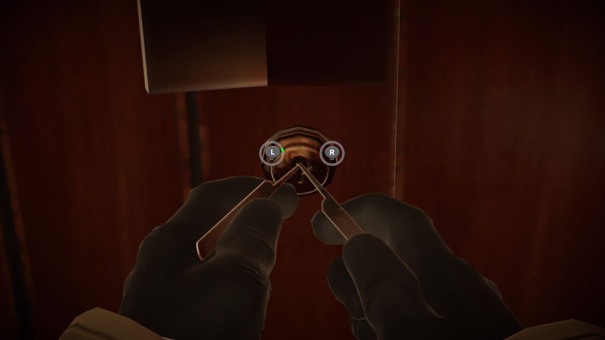 Blacksad: Under the Skin (PlayStation 4) screenshot: Lockpicking