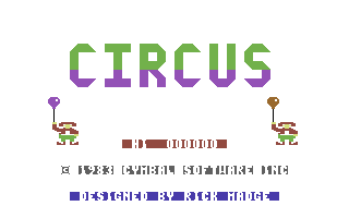 Circus (Commodore 64) screenshot: Title Screen