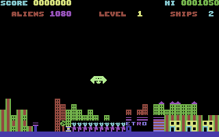 CityAttak (Commodore 64) screenshot: Attack by the Urban Commandos