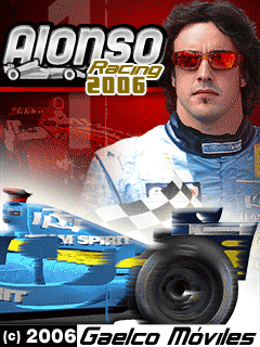 Alonso Racing 2006 (J2ME) screenshot: Title screen